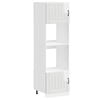vidaXL Oven Cabinets 2 pcs Lucca Gloss White Engineered Wood