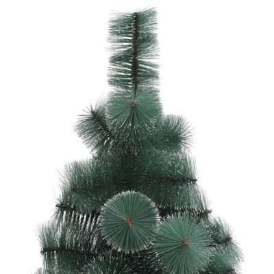 vidaXL Artificial Pre-lit Christmas Tree with Stand Green 150 cm PET
