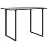 vidaXL Garden Table Grey 100 x 55 x 70 cm Steel and DPC