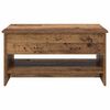 vidaXL Coffee Table Old Wood 80 x 50.5 x 41.5 cm Engineered Wood