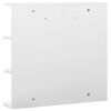 vidaXL Bathroom Mirror Cabinet White 66x17x63 cm MDF