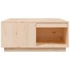 vidaXL Coffee Table 80x81x36.5 cm Solid Wood Pine
