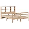 vidaXL Bookcase Bed without Mattress 150x200 cm King Size Solid Wood Pine