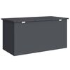 vidaXL Outdoor Storage Box Anthracite 100 x 50.5 x 50 cm Steel