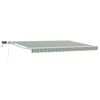 vidaXL Green and White 4.5 x 3.5 m Polyester with PU coating