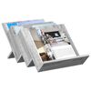 vidaXL Magazine Rack Grey Sonoma 53 x 40 x 28.5 cm Engineered Wood