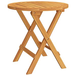 vidaXL Bistro Table &Oslash;46x47 cm Solid Wood Acacia
