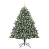 vidaXL Artificial Christmas Tree with 300 LEDs with Stand Green 180 cm