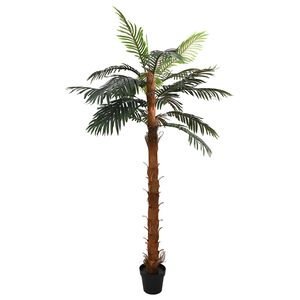 vidaXL Artificial Cocuspalm Tree Green 70 x 20 x 200 cm