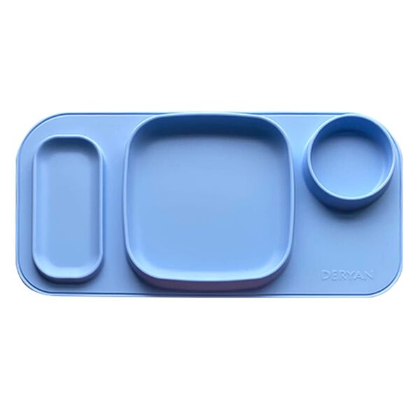 DERYAN Kids Placemat Quuby Silicone Sky Blue