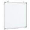 vidaXL Magnetic Whiteboard 60x60x1.7 cm Aluminium