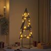 vidaXL Christmas Tree with Stand Brown 149.5 cm Solid teak wood
