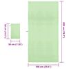 vidaXL Sports Towel Set 2 pcs Green Fabric
