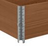 vidaXL Pallet Collars 2 pcs Brown 150x50 cm Solid Wood Pine