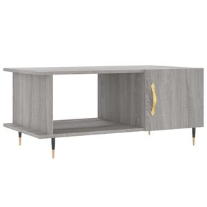 vidaXL Coffee Table Grey Sonoma 90x50x40 cm Engineered Wood