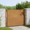 vidaXL Garden Gate 100x75 cm Corten Steel