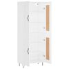 vidaXL Highboard White 69.5x34x180 cm Engineered Wood
