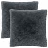 vidaXL Cushion with Pillow HEERLEN 2 pcs Anthracite PV Fleece