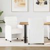 vidaXL Dining Chairs 2 pcs White 58 x 65 x 98 cm Faux leather