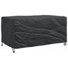 vidaXL Furniture Cover Plain Black 150 x 90 x 75 cm 420D