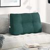 vidaXL Back Pillow Dark Green 80 x 24 x 50 cm Fabric