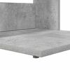 vidaXL Side Table Concrete Grey 40 x 38 x 62.5 cm Engineered Wood