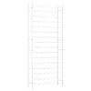 vidaXL Wine Rack for 96 Bottles White Metal