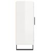 vidaXL Sideboard High Gloss White 69.5x34x90 cm Engineered Wood