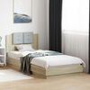 vidaXL Bed Frame with LED without Mattress Sonoma Oak 90x200 cm