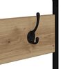 vidaXL Clothes Rack Artisan Oak 100 x 41 x 184 cm Engineered Wood
