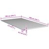 vidaXL Bed Slats 100x200 cm Solid Wood Pine