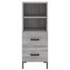 vidaXL Highboard Grey Sonoma 34.5x34x180 cm Engineered Wood