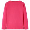 Kids' T-shirt with Long Sleeves Bright Pink 92