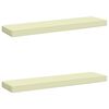 vidaXL 2-Piece Bench Cushions VUGHT 2 pcs 100% Polyester Cream
