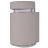 vidaXL Outdoor Wall Sconce | Grey | Aluminium | Medium