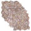 vidaXL Mosaic Tiles Red 30 x 30 cm Marble