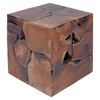 vidaXL Stools 2 pcs Brown 40x40x45 cm Solid Teak Wood