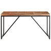 vidaXL Dining Table 140x70x76 cm Solid Acacia and Mango Wood