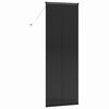 vidaXL Venetian Blinds Height Adjustable Black 220 x 80 cm Aluminium
