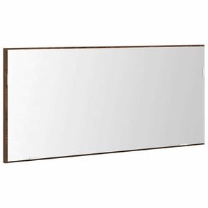 vidaXL Mirror Brown oak 80 x 37 cm Glass and Engineered Wood