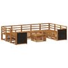 vidaXL Sofa Sets Solid Acacia Wood