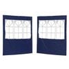 vidaXL Party Tent Sidewall 2 pcs 200 x 195 cm Blue PE and Steel
