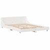 vidaXL Bed Frame without Mattress White 160x200 cm Solid Wood Pine