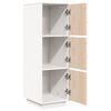 vidaXL Highboard White 34x40x108.5 cm Solid Wood Pine