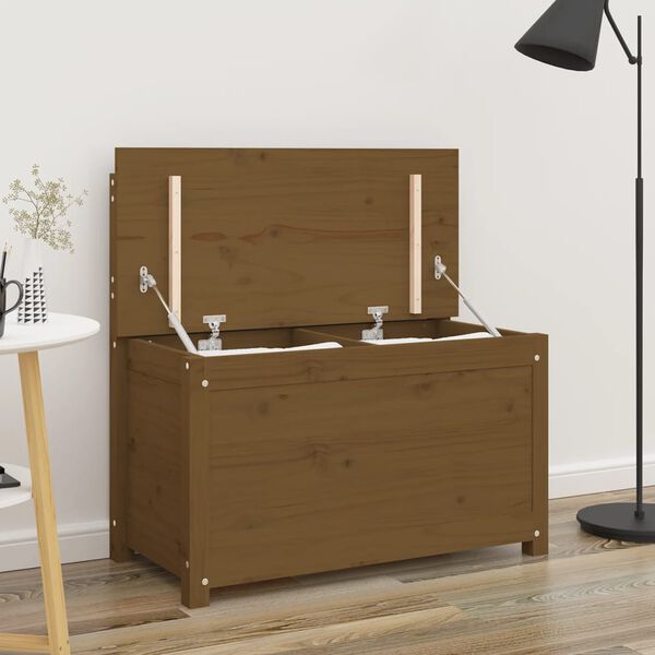 vidaXL Bench Honey Brown 80x41x77 cm Solid Wood Pine