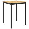 vidaXL Garden Bar Table White and Black 80 x 80.5 x 105 cm
