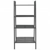 vidaXL Ladder Bookcase 4 Tiers Metal Anthracite