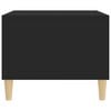 vidaXL Coffee Table Black 60x50x40 cm Engineered Wood