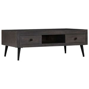 vidaXL Coffee Table Solid Mango Wood 100x60x35 cm