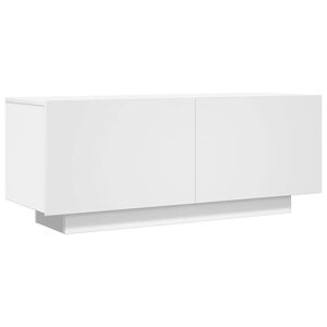 vidaXL TV Cabinet White 100x35x40 cm Engineered Wood
